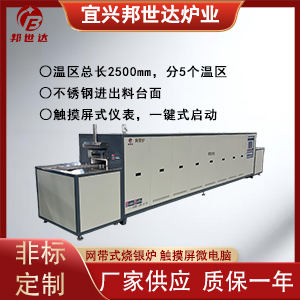 網帶式燒銀爐 銀槳燒結網帶爐 光亮退火爐